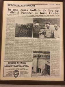 forte Corbin prima guerra mondiale