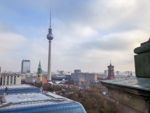 skyline di berlino dalla cupola del duomo