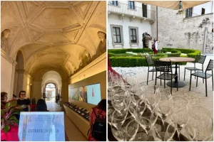 Ingresso e giardino di palazzo roccabruna a trento